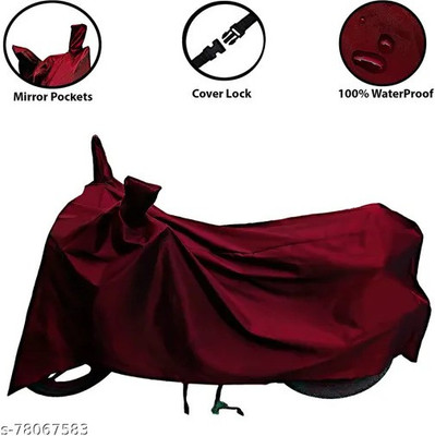 gurukul mart Two Wheeler Cover for Hero(Activa, Maroon)