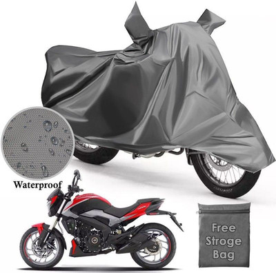 ZB AUTO Waterproof Two Wheeler Cover for Bajaj(Dominar 250, Grey)