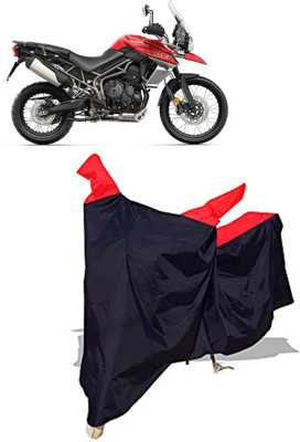 Amexride Two Wheeler Cover for Triumph(Tiger 800 XCA, Black)