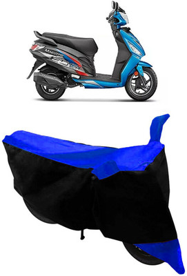 HEMSKAR Two Wheeler Cover for Hero(Maestro Edge 110 BS6, Black, Blue)