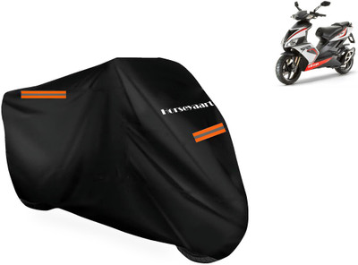 Horseyaart Waterproof Two Wheeler Cover for Aprilia(SR 150, Black)