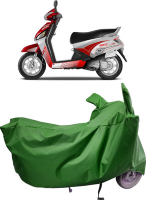 Amexride Two Wheeler Cover for Mahindra(Gusto Electric, Maroon)