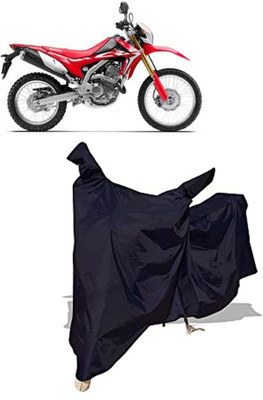 Amexride Two Wheeler Cover for Honda(CRF 250 L, Black)