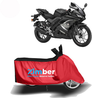 THE REAL ARV Two Wheeler Cover for Yamaha(R15, Red, Black)