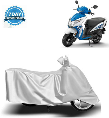 ma collections Waterproof Two Wheeler Cover for Honda(Dio, Silver)