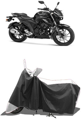 SUGASHRI Waterproof Two Wheeler Cover for Yamaha(FZ-25, White, Black)
