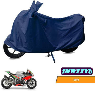 smwzxyu Waterproof Two Wheeler Cover for Aprilia(RSV4, Blue)