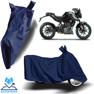 Autoinnovation Waterproof Two Wheeler Cover for KTM(125 Duke, Blue)