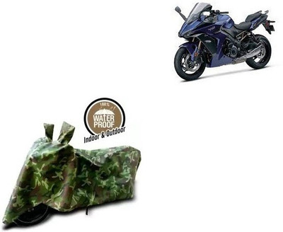 LIFELEX Waterproof Two Wheeler Cover for Suzuki(GSX, Multicolor)