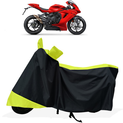 Tricway Two Wheeler Cover for MV Agusta(F3, Yellow)