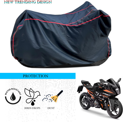 ANTHUB Waterproof Two Wheeler Cover for KTM(RC 200, Black)