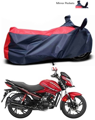 Ascension Two Wheeler Cover for Hero(Glamour i3s, Blue, Red)