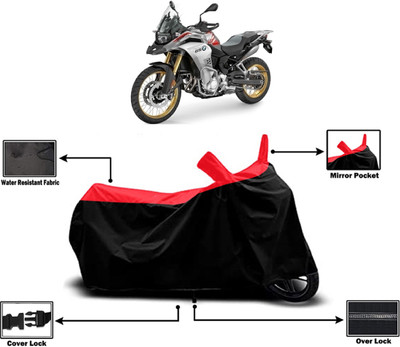 Amexride Two Wheeler Cover for BMW(F 850 GS, Red)