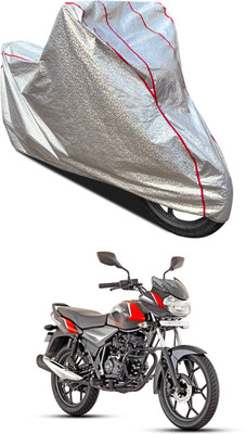 AutoGalaxy Waterproof Two Wheeler Cover for Bajaj(Discover 110, Silver)