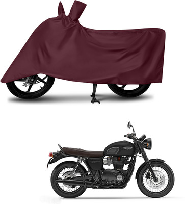 aosis Two Wheeler Cover for Triumph(Bonneville T120 Black, Maroon)