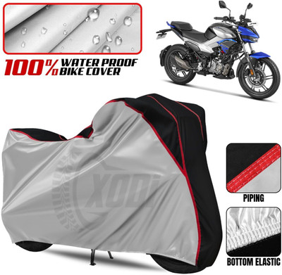 xodi Waterproof Two Wheeler Cover for Hero(Xtreme, Silver, Black)