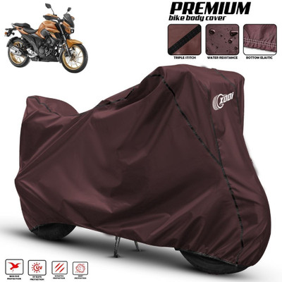 AUTOCAD Waterproof Two Wheeler Cover for Yamaha(FZ-S, Maroon, Black)