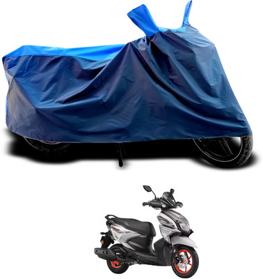 CODOKI Waterproof Two Wheeler Cover for Yamaha(RayZR 125 Fi, Black, Blue)