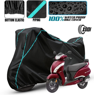xodi Waterproof Two Wheeler Cover for TVS(Jupiter, Black, Blue, Multicolor)