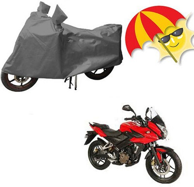 MMSSTAR Waterproof Two Wheeler Cover for Bajaj(Pulsar, Grey)