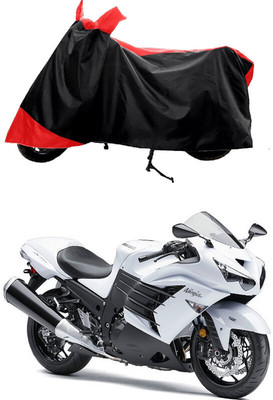 GROFATIK Two Wheeler Cover for Kawasaki(Ninja ZX 14R BS6, Red)