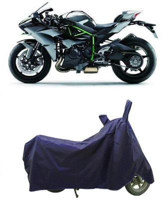 Coxtor Waterproof Two Wheeler Cover for Kawasaki(Ninja H2R, Blue)