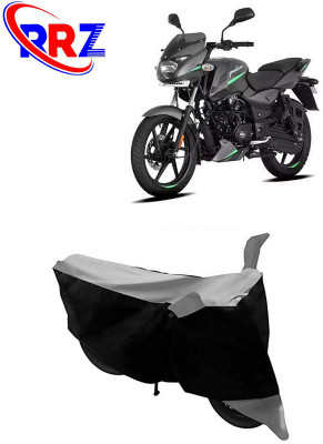 RRZ Waterproof Two Wheeler Cover for Bajaj(Pulsar 125 Neon, Black, Grey)