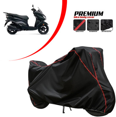 PAGORA Waterproof Two Wheeler Cover for Suzuki(Burgman Electric, Black)