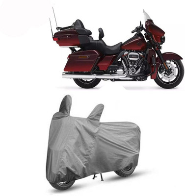 DeepShakshi AUTOMOTIVE Waterproof Two Wheeler Cover for Harley Davidson(CVO Limited, Grey)