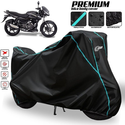 xodi Waterproof Two Wheeler Cover for Bajaj(Pulsar 150 DTS-i, Black, Blue, Multicolor)