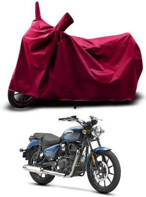 KEDIT Two Wheeler Cover for Royal Enfield(Meteor 350, Maroon)