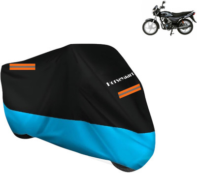 Horseyaart Waterproof Two Wheeler Cover for Bajaj(Platina 100, Blue)