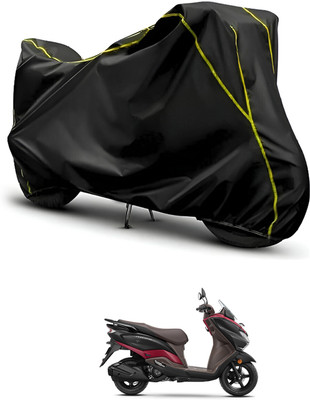 CODOKI Waterproof Two Wheeler Cover for Suzuki(Burgman Street, Black, Black)