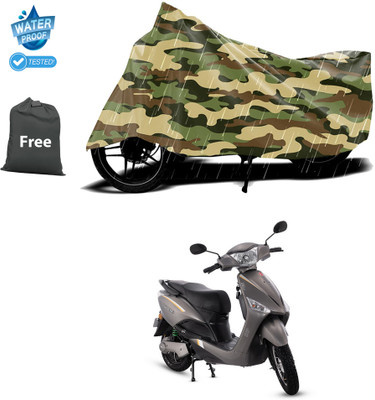 CODOKI Waterproof Two Wheeler Cover for Hero(Electric Optima BS6, Yellow)