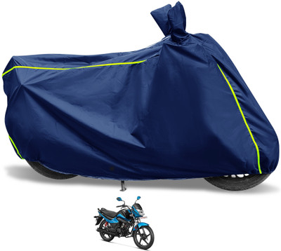 Euro Care Waterproof Two Wheeler Cover for Hero(Splendor iSmart 110, Blue)