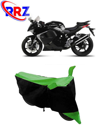RRZ Waterproof Two Wheeler Cover for Hyosung(GT250R, Black, Green)