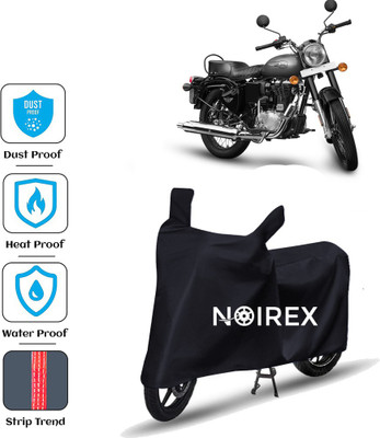 NOIREX Two Wheeler Cover for Royal Enfield(Bullet 350, Black)