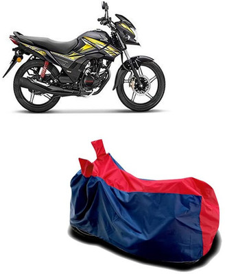 KEDIT Two Wheeler Cover for Honda(CB Shine SP, Red, Blue)