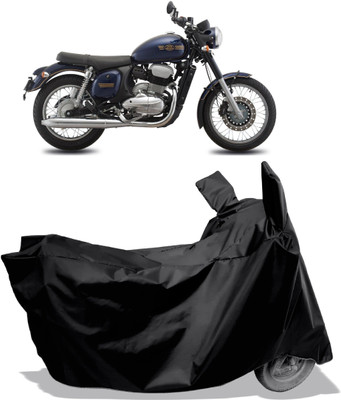 Amexride Two Wheeler Cover for JAWA(42 BS6, Black)