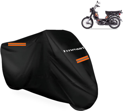Horseyaart Waterproof Two Wheeler Cover for TVS(XL 100 Heavy Duty BS6, Black)