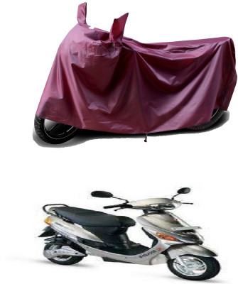 THE REAL ARV Waterproof Two Wheeler Cover for Hero(Electric E-Sprint, Maroon)