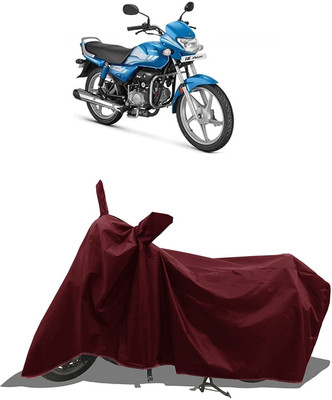 KEDIT Two Wheeler Cover for Hero(MotoCorp Splendor Plus, Maroon)