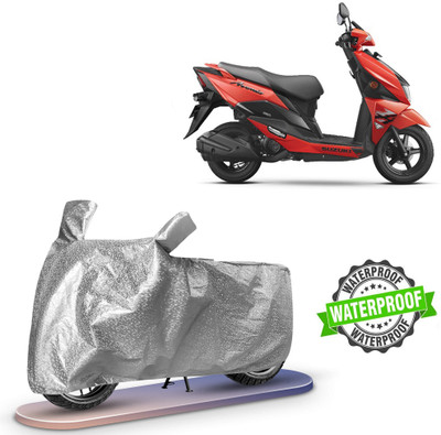 ROYAL AUTO MART Waterproof Two Wheeler Cover for Suzuki, Universal For Bike(Avenis 125, Silver)
