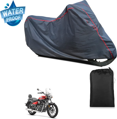 PAGORA Waterproof Two Wheeler Cover for Royal Enfield(Meteor 350, Grey)