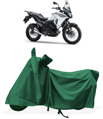 Tricway Two Wheeler Cover for Kawasaki(Versys X 300, Green)