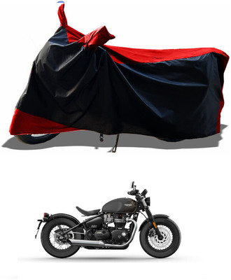 AESTRYD Two Wheeler Cover for Triumph(Bonneville Bobber BS6, Red)