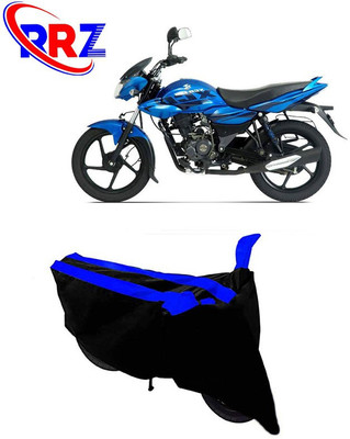 RRZ Waterproof Two Wheeler Cover for Bajaj(XCD 125cc, Black, Blue)