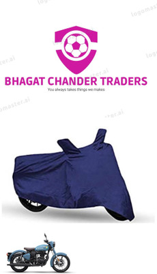 bhagat chander traders Waterproof Two Wheeler Cover for Royal Enfield(Classic 350, Blue)