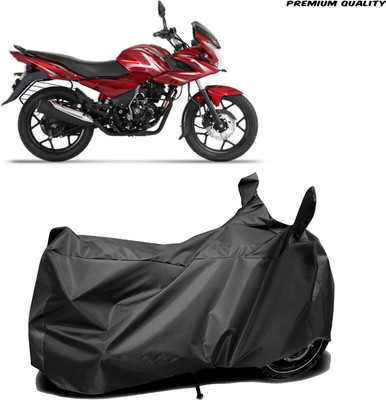 LifoDora Waterproof Two Wheeler Cover for Bajaj(Discover 150 f, Black)