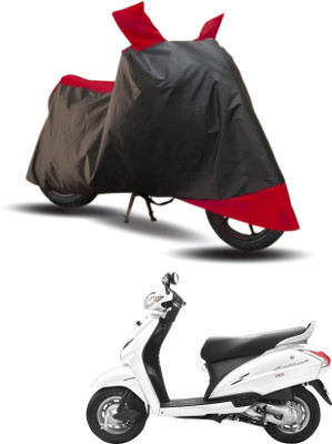 KEDIT Two Wheeler Cover for Honda(Activa 3G, Red, Black)